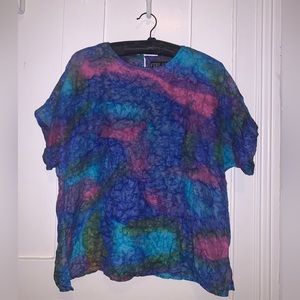 100% silk tie died shirt